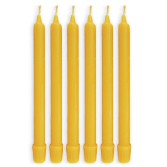 BCandle 100% Pure Beeswax Candles (6-Pack)