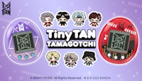 BTS' TinyTAN Tamagotchis come in three different versions. 