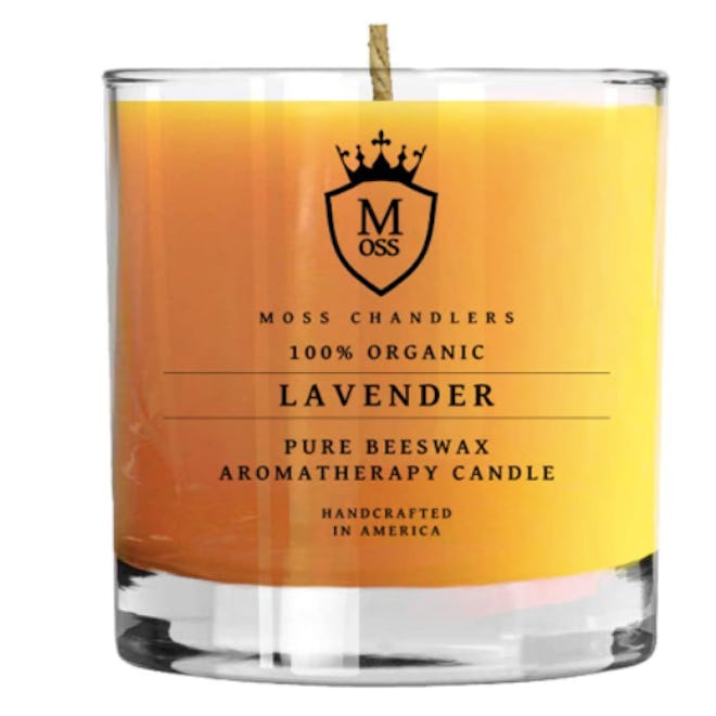 Moss Chandlers Pure Beeswax Aromatherapy Candle
