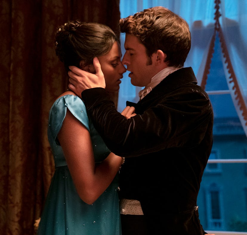 Simone Ashley and Jonathan Bailey in 'Bridgerton' Season 2
