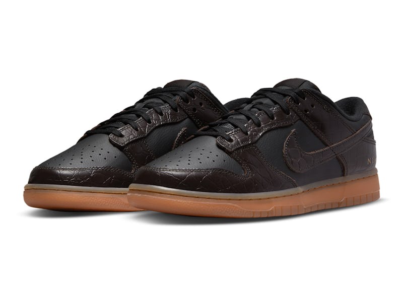 Nike crocodile skin Dunk Low sneaker