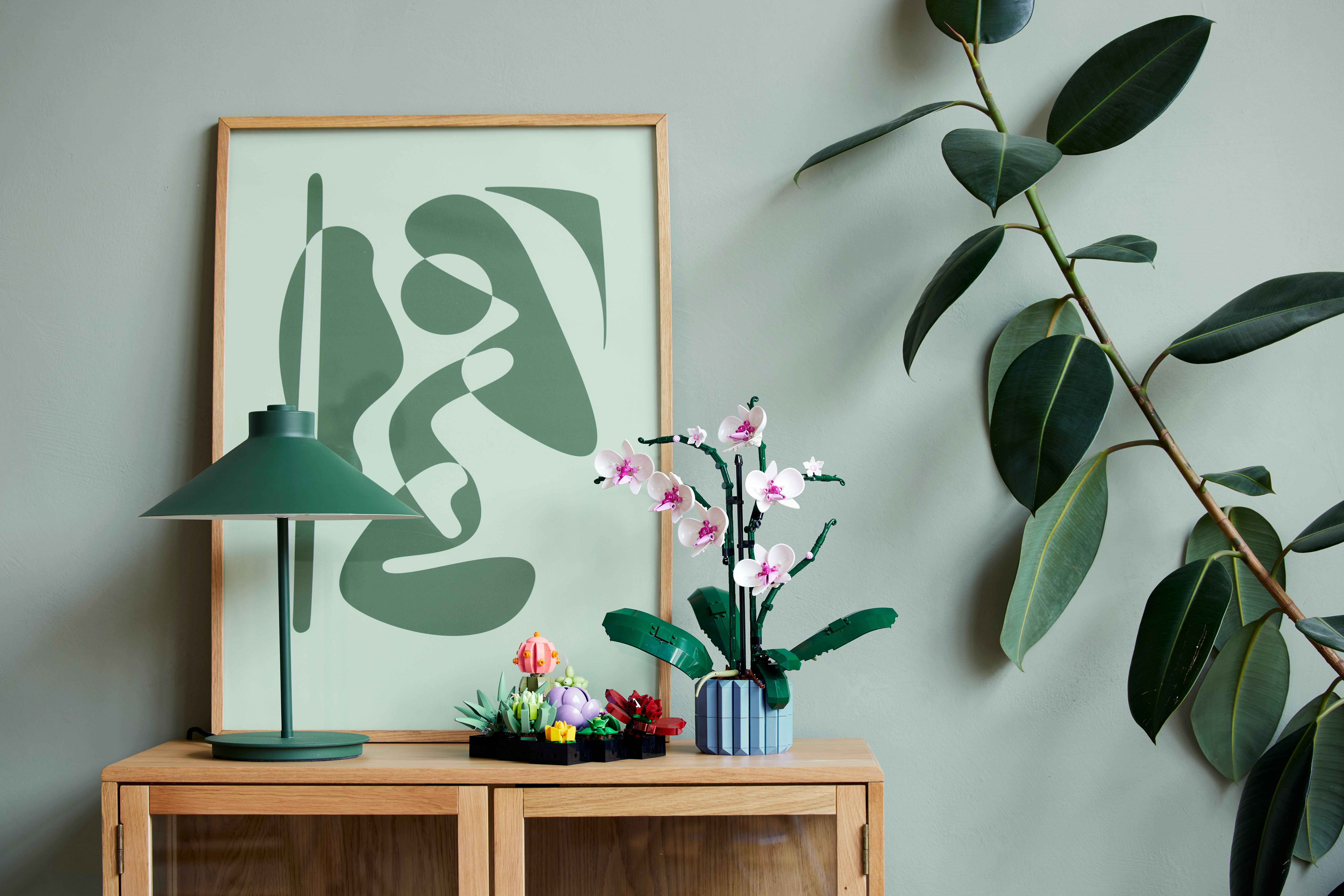 Lego Orchid and Lego Succulents sets