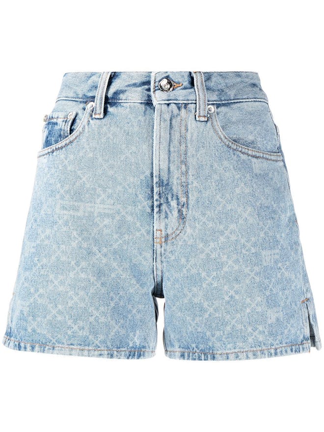 These monogram denim shorts from Off-White is a basic spring/summer wardrobe staple.