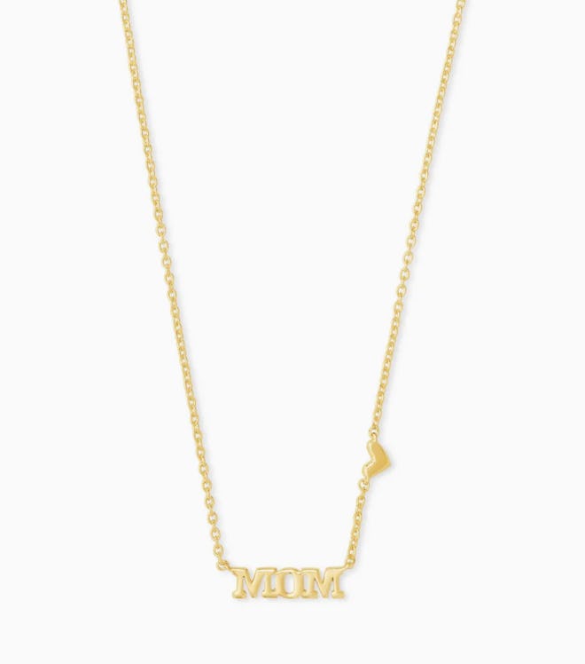 Best Mother's Day gifts, "mom" necklace
