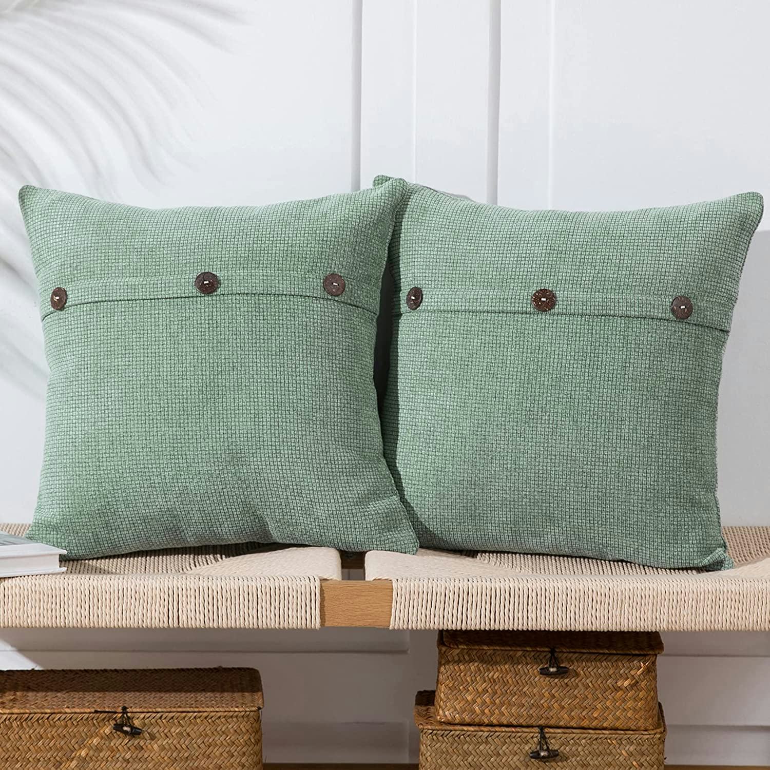 Anickal Throw Pillow Covers (2-Pack)