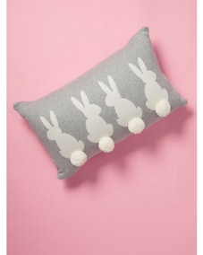 Kylie Jenner shared her bunny pillow Easter decor on Instagram. 