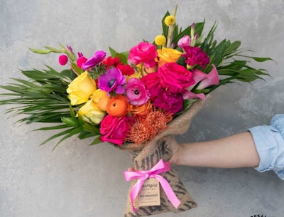 Best Mother's Day gifts, bouquet of colorful flowers