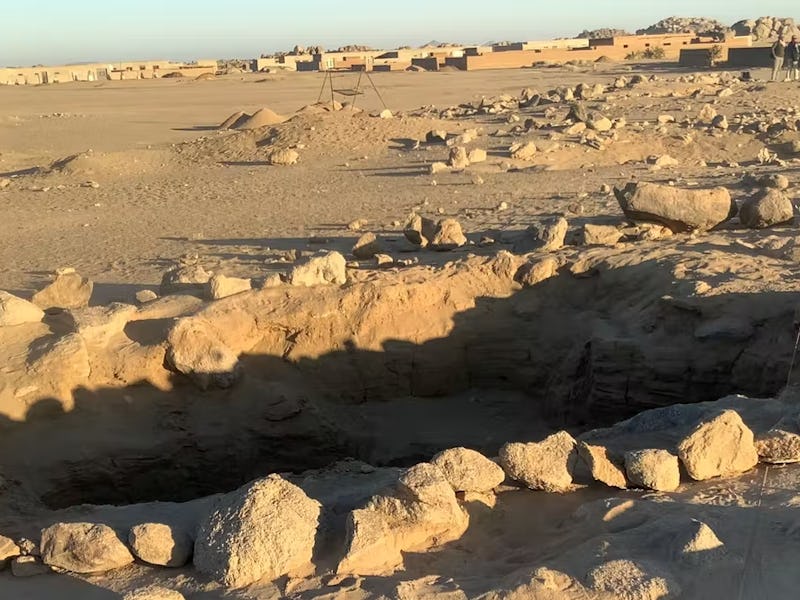 Thousands of years ago, people in this part of Sudan used underground tombs to bury their dead.