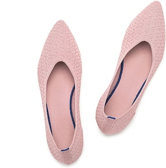 Frank Mully Pointed Toe Knit Ballet Flat