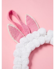 This Easter bunny wreath is part of HomeGoods Easter decor. 