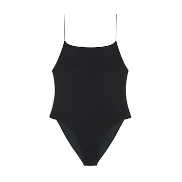 swimwear trends 2022 micro straps black one piece 