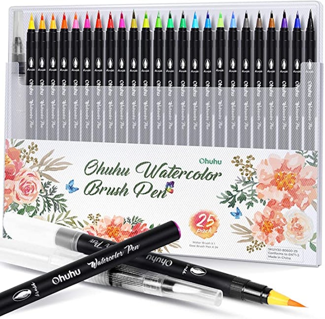 watercolor brush markers