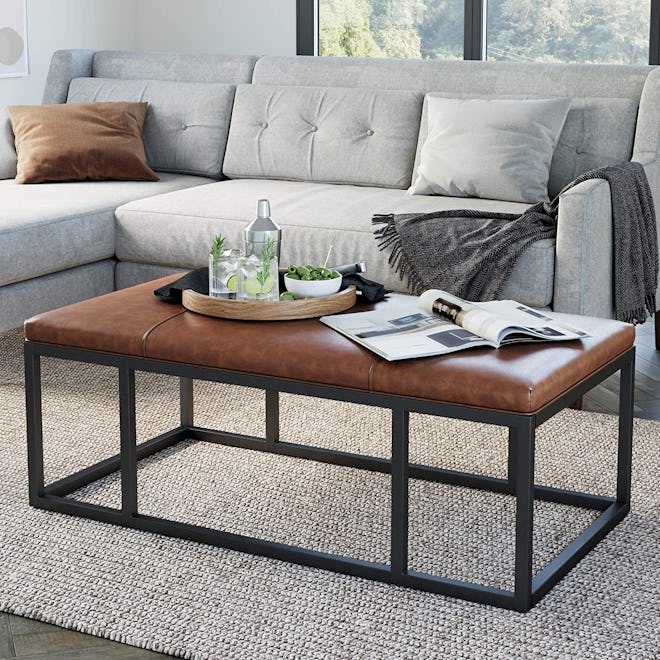 Nathan James Nelson Coffee Table Ottoman