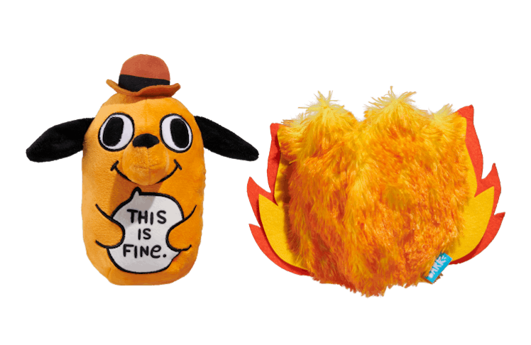 Will Bark’s "This Is Fine" dog toy restock? You still have a chance.
