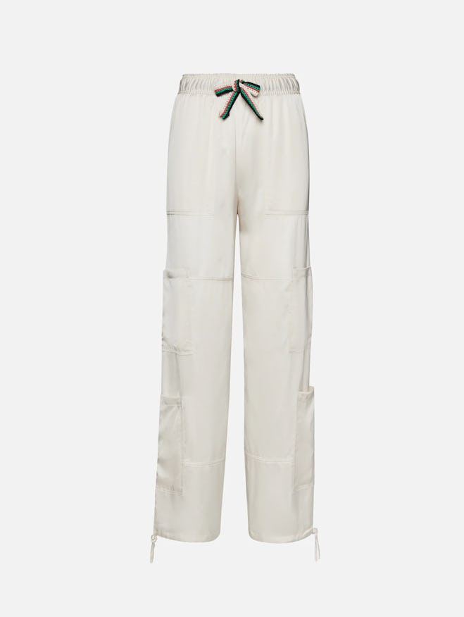 These off-white loose pants from Wales Bonner are a basic spring/summer wardrobe staple.