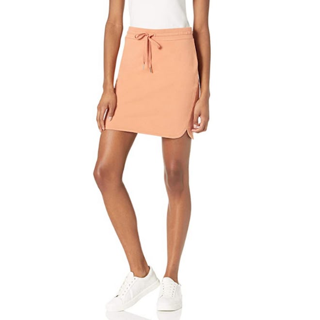 Daily Ritual Terry Cotton and Modal Sweatshirt Skirt