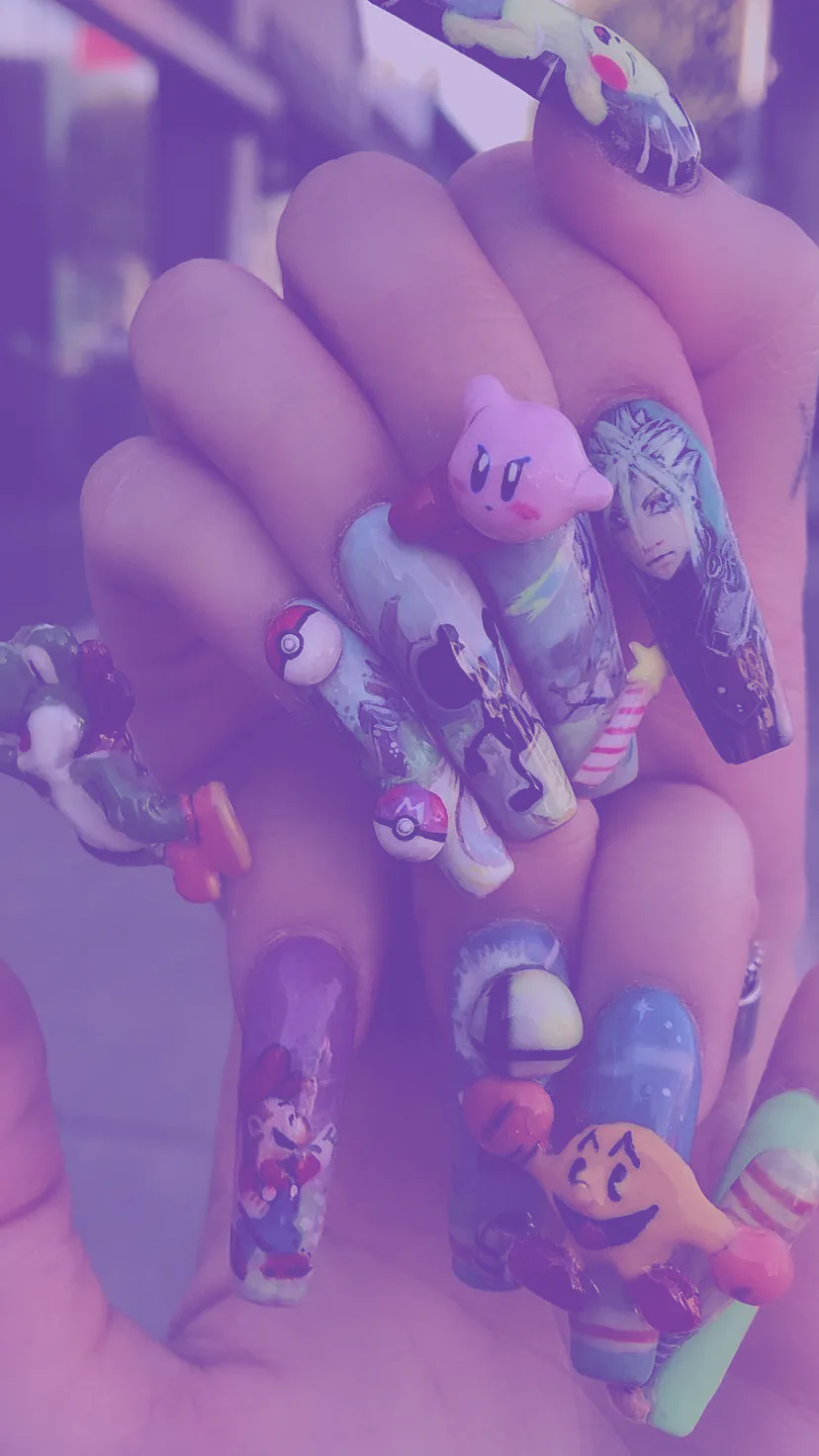 Anime Nail Art Ideas