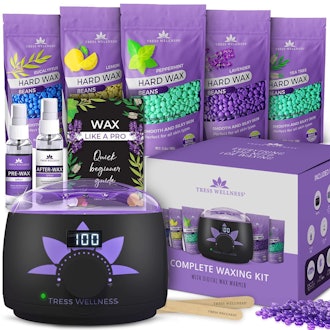 best at home waxing kits warmer and wax beads