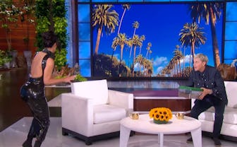 Kim Kardashian on The Ellen Degeneres Show.