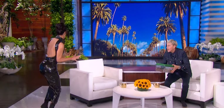 Kim Kardashian on The Ellen Degeneres Show.