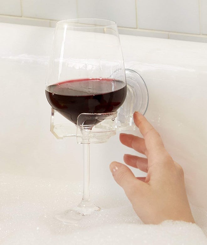 SipCaddy Shower Wine Holder