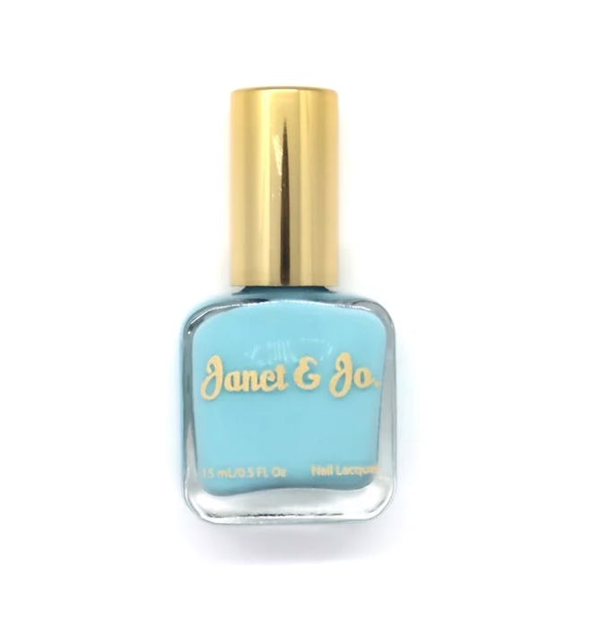 Janet & Jo pastel blue nail polish