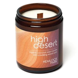 11. Hemlock Park High Desert Organic Coconut Wax Candle