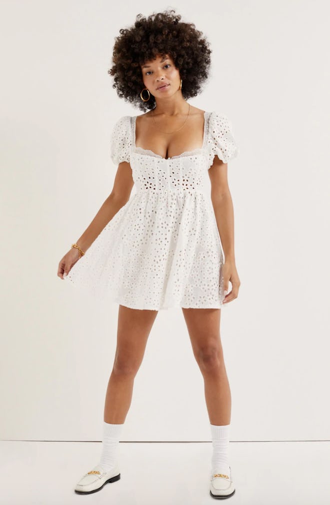 Becca Mini Dress in White