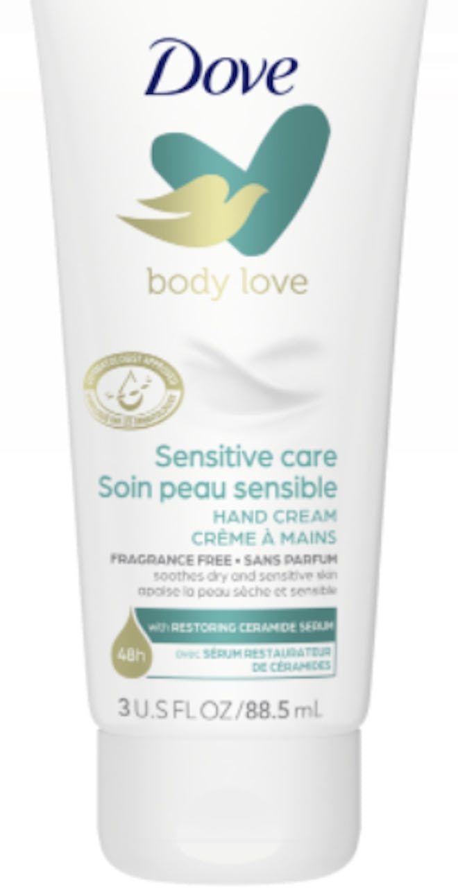 Dove Body Love Moisturizing Hand Cream for seasonal allergies