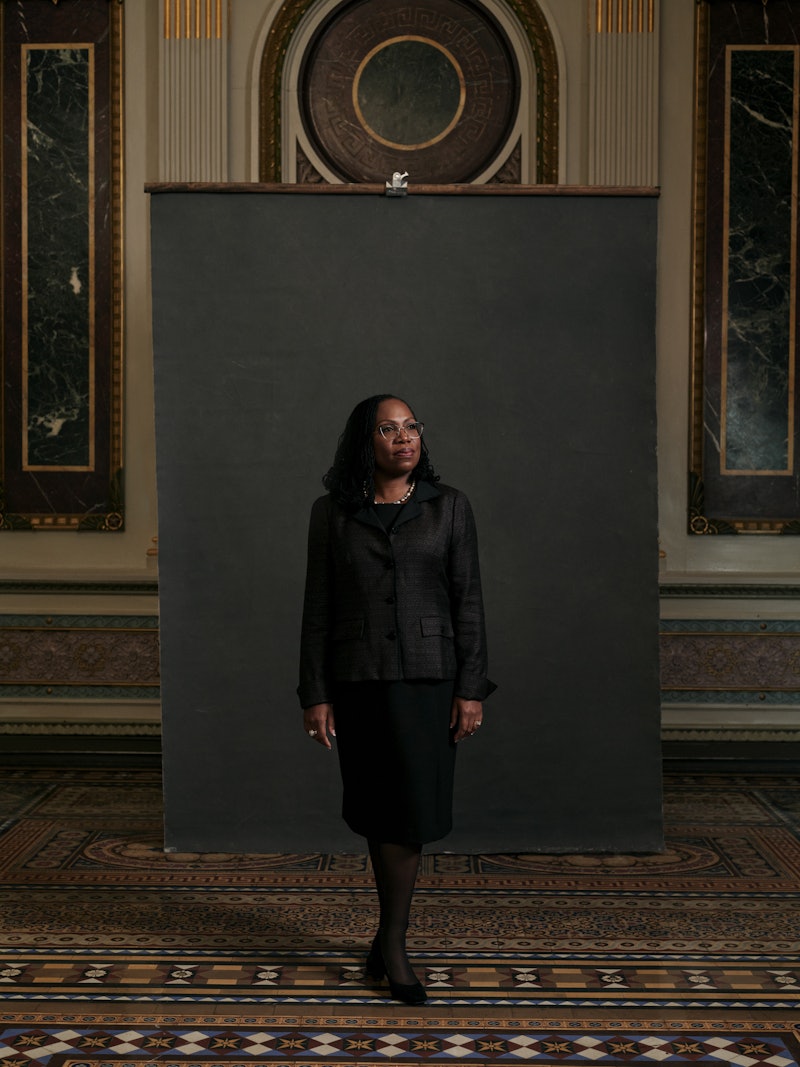 Judge Ketanji Brown Jackson, the new SCOTUS justice, had her first portrait taken by Lelanie Foster.