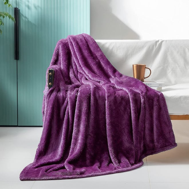 Exclusivo Mezcla Fleece Throw Blanket