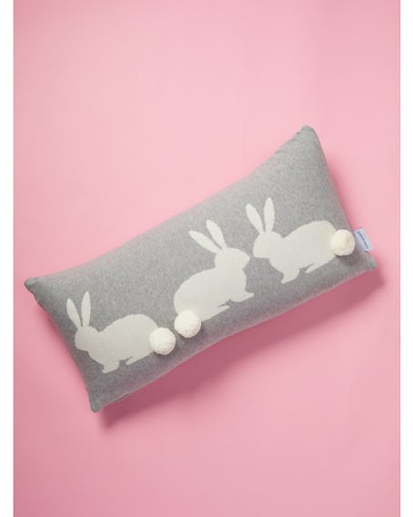 This bunny pillow is like the Easter decor pillow Kylie Jenner shared on Instagram. 