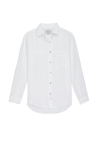This white button-down shirt from Rails is a basic spring/summer wardrobe staple.