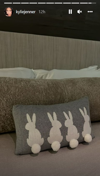 Kylie Jenner share some Easter home decor on her Instagram Story. 