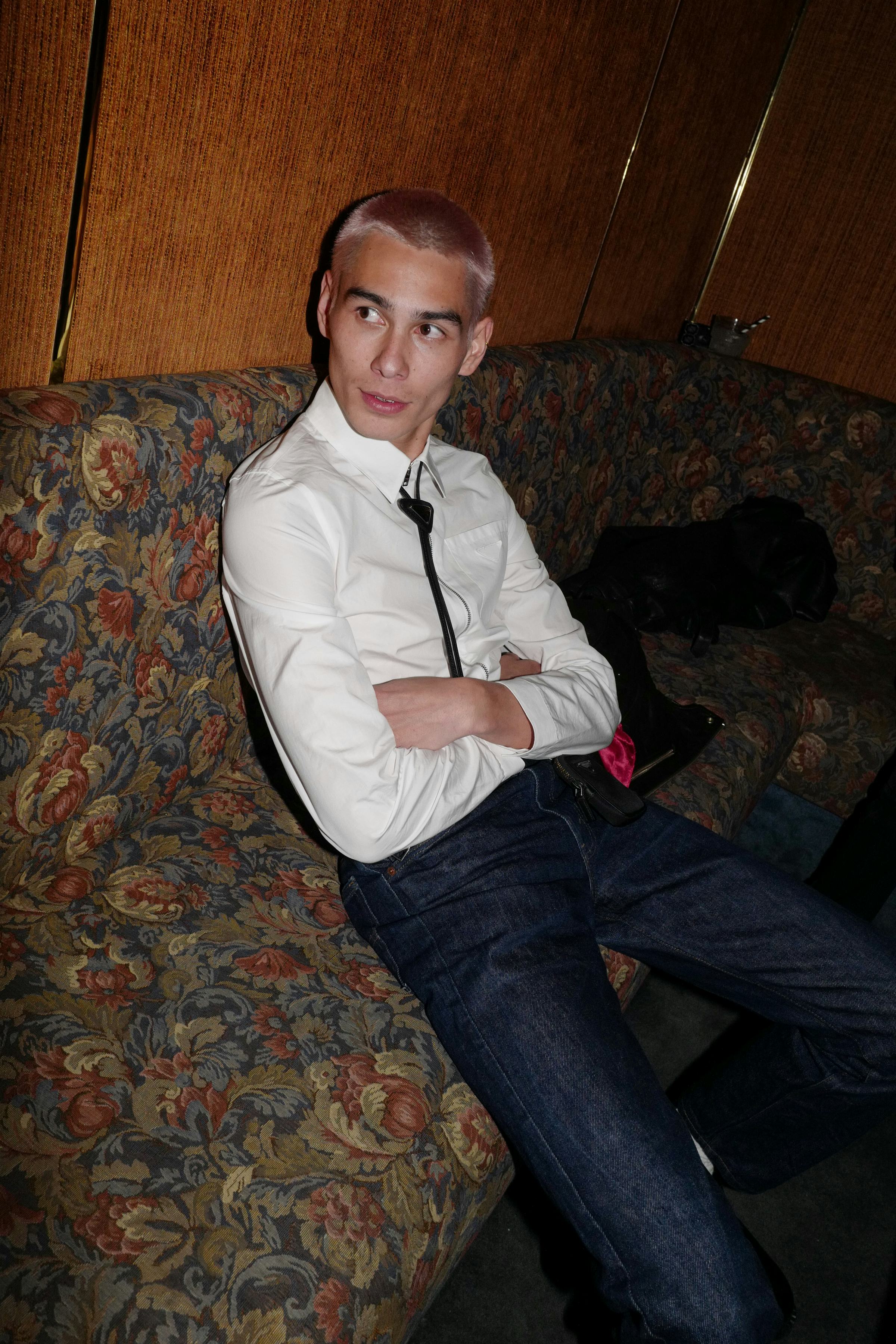 Evan Mock celebrates his birthday party hosted by P00LS at The Flower Shop in New York City on April...