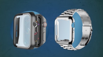 Best apple watch cases: iiteeology Apple Watch Band and Misxi Hard PC Case.