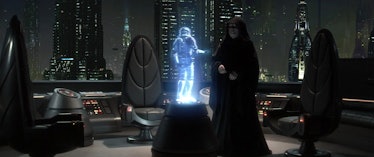 Emperor Palpatine commanding a clone to carry out Order 66 in Star Wars: Episode III -- Revenge of t...
