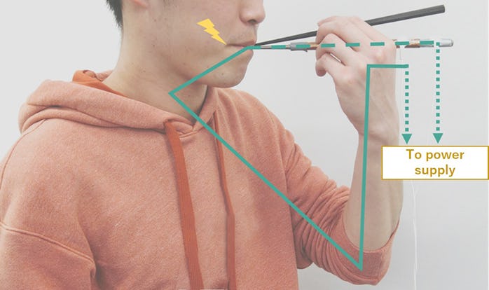Electric chopsticks diagram