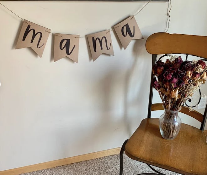 MrPicklesProducts Mama banner is a great Mother's Day decoration