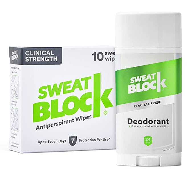 Sweat Block Antiperspirant Wipes
