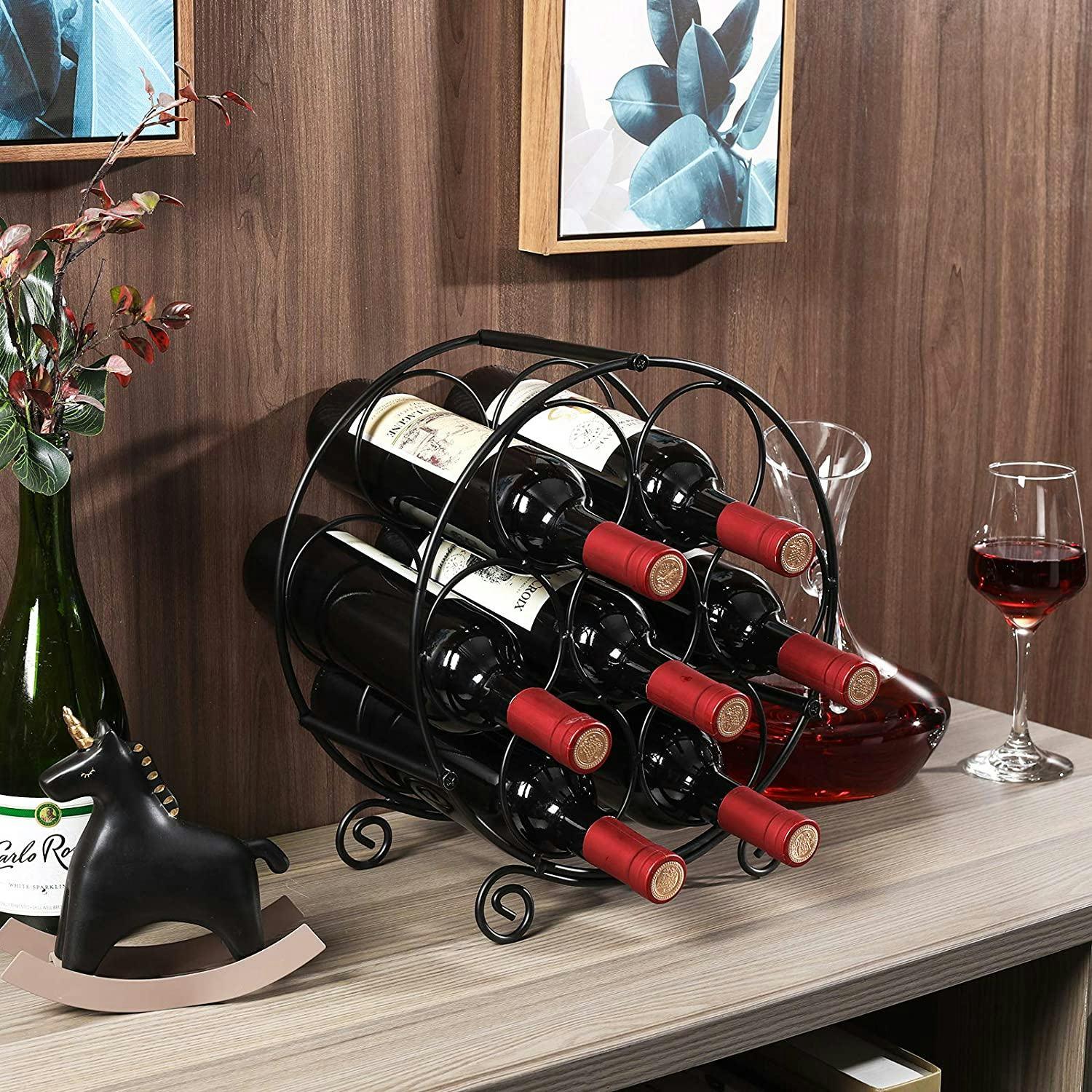 PAG Metal Countertop Wine Rack