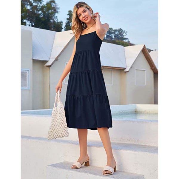 GRACE KARIN Tiered Maxi Dress