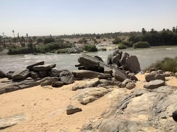 Along its length, the Nile has six cataracts – rocky places with shallow, fast-moving water. Tombos ...