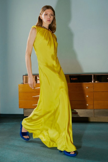 yellow dress Stella McCartney Pre-Fall 2022