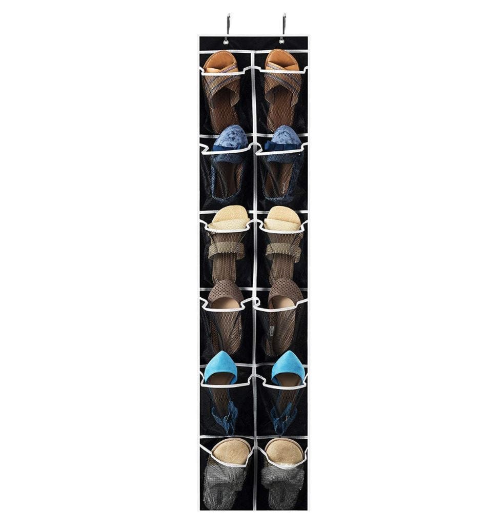 ZOBER Over The Door Shoe Organizer