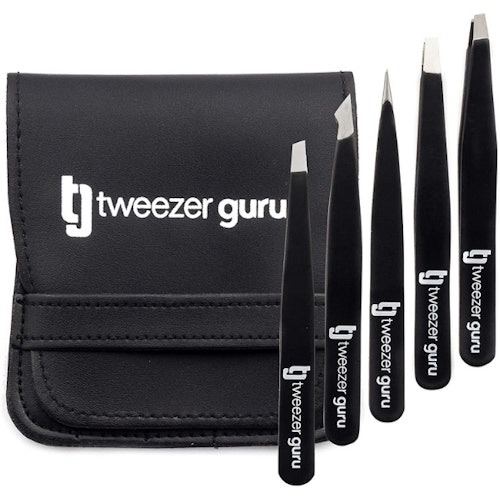 TWEEZER GURU Tweezers Set (5 Pieces)