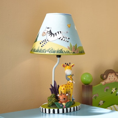 safari-themed table lamp