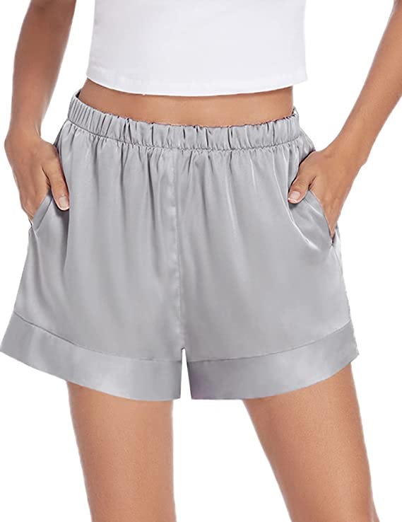 Ekouaer Satin Sleep Shorts