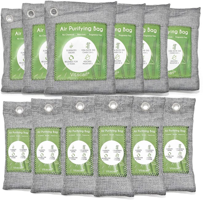 Bamboo Charcoal Air Purifying Bags (12-Pack)