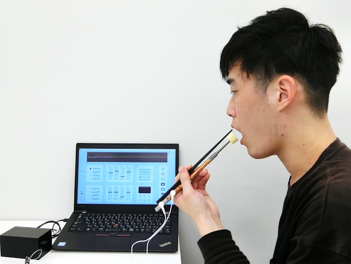 Clinical trials for electric chopsticks